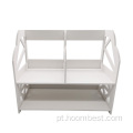 Organizadores de Mini Narrow Desk White Ladder